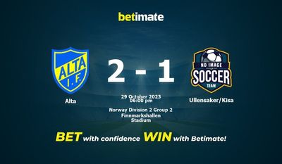 Prediksi Alta vs Ullensaker/Kisa, Peluang & Tips Taruhan 29/10/2023