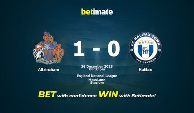 Prediksi Altrincham vs Halifax, Peluang & Tips Taruhan 26/12/2023