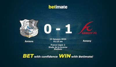 Prediksi Amiens vs Annecy, Peluang & Tips Taruhan 23/01/2024
