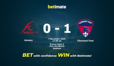 Prediksi, Peluang & Tips Taruhan Annecy vs Clermont Foot 12/06/2024