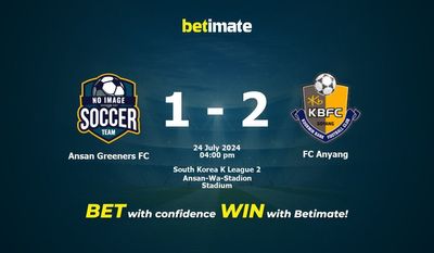 Ansan Greeners FC vs FC Anyang Prediksi, Peluang & Tips Taruhan 24/07/2024