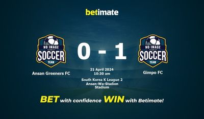 Ansan Greeners FC vs Gimpo FC Prediksi, Peluang & Tips Taruhan 21/04/2024
