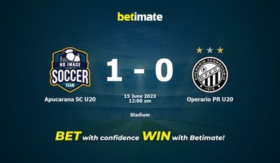 Apucarana SC U20 vs Operario PR U20 Prediksi, Peluang & Tips Taruhan 14/06/2023