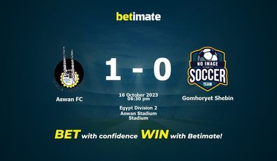 Prediksi Aswan FC vs Gomhoryet Shebin, Peluang & Tips Taruhan 16/10/2023
