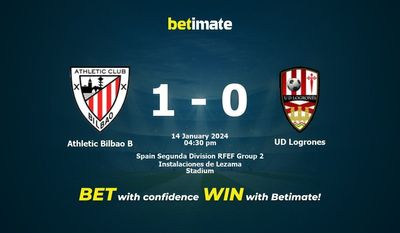 Prediksi, Peluang & Tips Taruhan Athletic Bilbao B vs UD Logrones 14/01/2024