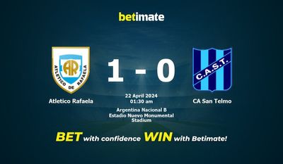 Prediksi Atletico Rafaela vs CA San Telmo, Peluang & Tips Taruhan 21/04/2024