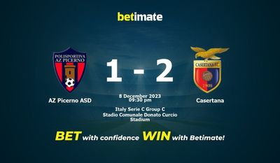 Prediksi, Peluang & Tips Taruhan AZ Picerno ASD vs Casertana 12/08/2023