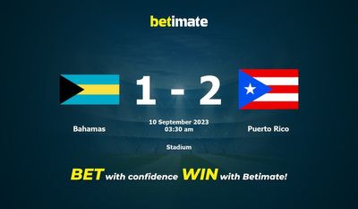 Prediksi Bahama vs Puerto Riko, Peluang & Tips Taruhan 09/09/2023