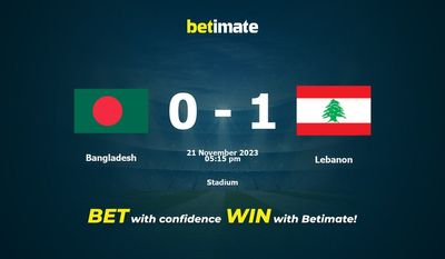 Prediksi Bangladesh vs Lebanon, Peluang & Tips Taruhan 21/11/2023