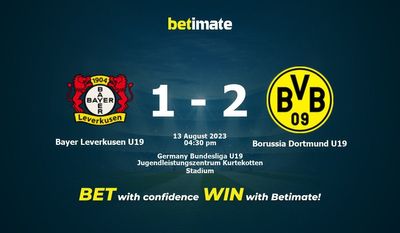 Bayer Leverkusen U19 vs Borussia Dortmund U19 Prediksi, Peluang & Tips Taruhan 13/08/2023