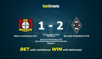 Prediksi Bayer Leverkusen U19 vs Borussia M'gladbach U19, Peluang & Tips Taruhan 25/11/2023