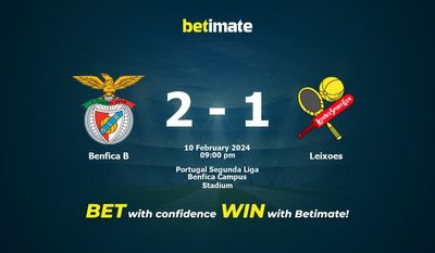 Prediksi Benfica B vs Leixoes, Peluang & Tips Taruhan 02/10/2024