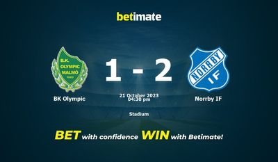 Prediksi BK Olympic vs Norrby IF, Peluang & Tips Taruhan 21/10/2023