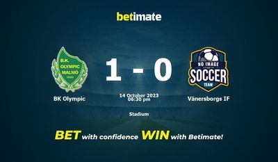 Prediksi BK Olympic vs Vänersborgs IF, Peluang & Tips Taruhan 14/10/2023