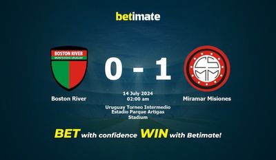 Prediksi, Peluang & Tips Taruhan Boston River vs Miramar Misiones 13/07/2024