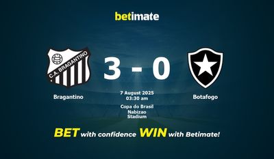 Prediksi Bragantino vs Botafogo, Peluang & Tips Taruhan 08/06/2025