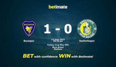Prediksi Bucaspor vs Sanliurfaspor, Peluang & Tips Taruhan 15/06/2023