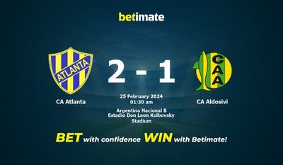 Prediksi CA Atlanta vs CA Aldosivi, Peluang & Tip Taruhan 24/02/2024