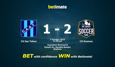 Prediksi, Peluang & Tip Taruhan CA San Telmo vs CA Guemes 10/07/2023