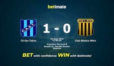 Prediksi CA San Telmo vs Club Atletico Mitre, Peluang & Tips Taruhan 23/06/2024