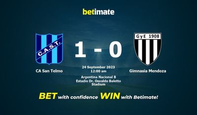 Prediksi CA San Telmo vs Gimnasia Mendoza, Peluang & Tips Taruhan 23/09/2023