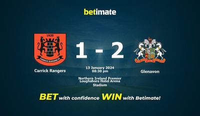 Prediksi Carrick Rangers vs Glenavon, Peluang & Tips Taruhan 13/01/2024