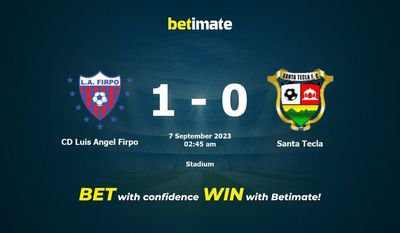 Prediksi CD Luis Angel Firpo vs Santa Tecla, Peluang & Tips Taruhan 09/06/2023