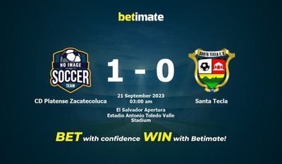 Prediksi CD Platense Zacatecoluca vs Santa Tecla, Peluang & Tips Taruhan 20/09/2023