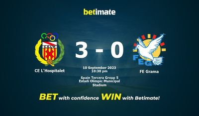 Prediksi CE L'Hospitalet vs FE Grama, Peluang & Tips Taruhan 09/10/2023