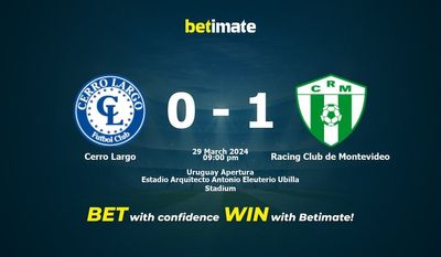 Prediksi Cerro Largo vs Racing Club de Montevideo, Peluang & Tips Taruhan 29/03/2024