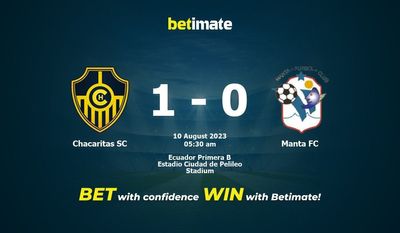 Chacaritas SC vs Manta FC Prediksi, Peluang & Tips Taruhan 08/10/2023