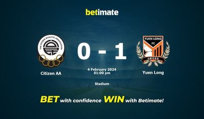 Prediksi Citizen AA vs Yuen Long, Peluang & Tips Taruhan 02/04/2024