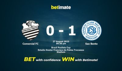 Prediksi Comercial FC vs Sao Bento, Peluang & Tips Taruhan 27/08/2023