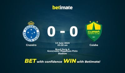 Prediksi Cruzeiro vs Cuiaba, Peluang & Tips Taruhan 13/06/2024