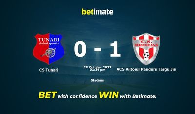 Prediksi CS Tunari vs ACS Viitorul Pandurii Targu Jiu, Peluang & Tips Taruhan 28/10/2023