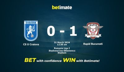 Prediksi CS U Craiova vs Rapid Bucuresti, Peluang & Tips Taruhan 30/03/2024