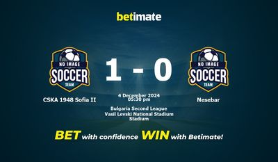 Prediksi, Peluang & Tips Taruhan CSKA 1948 Sofia II vs Nesebar 04/12/2024