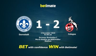 Prediksi Darmstadt vs Cologne, Peluang & Tips Taruhan 12/01/2023