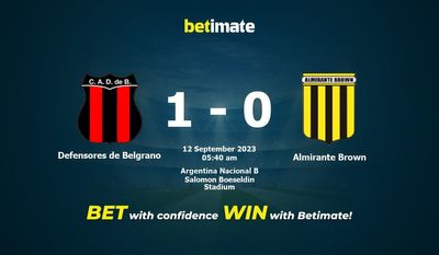 Prediksi Defensores de Belgrano vs Almirante Brown, Peluang & Tips Taruhan 09/12/2023