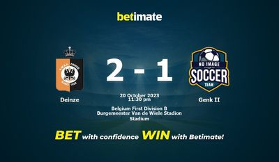 Prediksi Deinze vs Genk II, Peluang & Tips Taruhan 20/10/2023