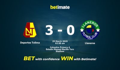 Prediksi Deportes Tolima vs Llaneros, Peluang & Tips Taruhan 24/03/2025