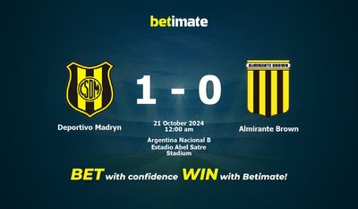 Prediksi Deportivo Madryn vs Almirante Brown, Peluang & Tips Taruhan 20/10/2024