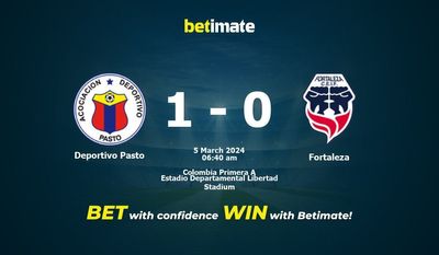 Prediksi Deportivo Pasto vs Fortaleza, Peluang & Tips Taruhan 03/05/2024
