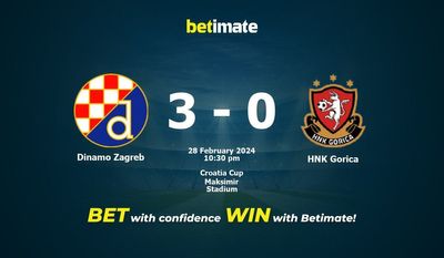 Prediksi Dinamo Zagreb vs HNK Gorica, Peluang & Tips Taruhan 28/02/2024