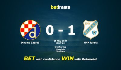 Prediksi Dinamo Zagreb vs HNK Rijeka, Peluang & Tips Taruhan 15/05/2024