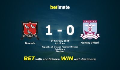 Prediksi Dundalk vs Galway United, Peluang & Tips Taruhan 23/02/2024