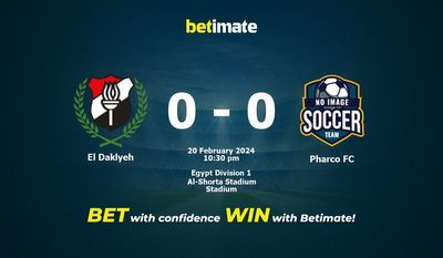 Prediksi, Peluang & Tips Taruhan El Daklyeh vs Pharco FC 20/02/2024