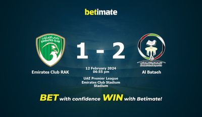 Prediksi, Peluang & Tips Taruhan Emirates Club RAK vs Al Bataeh 02/12/2024