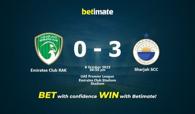 Prediksi, Peluang & Tips Taruhan Emirates Club RAK vs Sharjah SCC 10/08/2023
