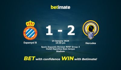 Prediksi Espanyol B vs Hercules, Peluang & Tips Taruhan 14/01/2024